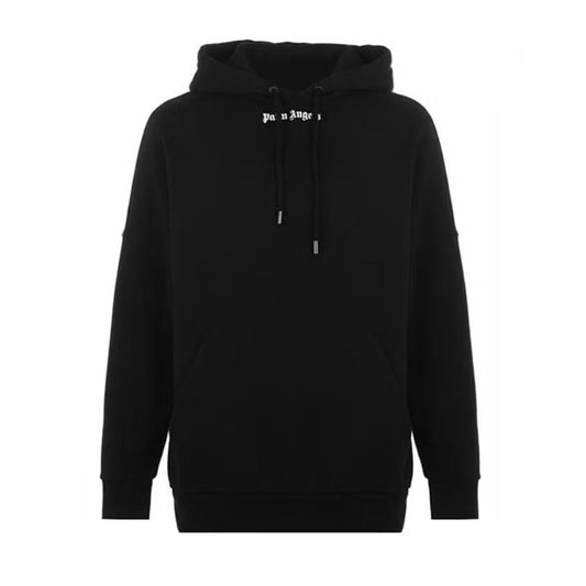 Palm Angels Over The Head Logo Hooded Sweatshirt