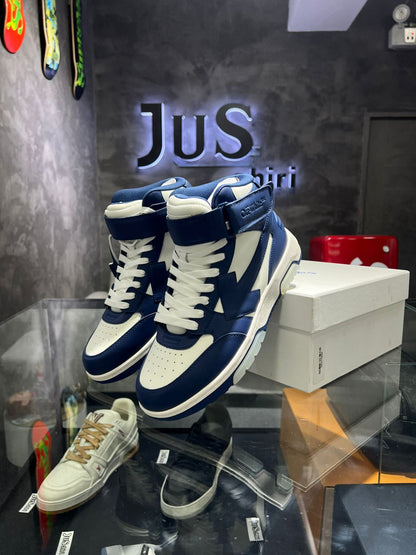 Off-White Out of Office Mid  'Blue White Clear Sole