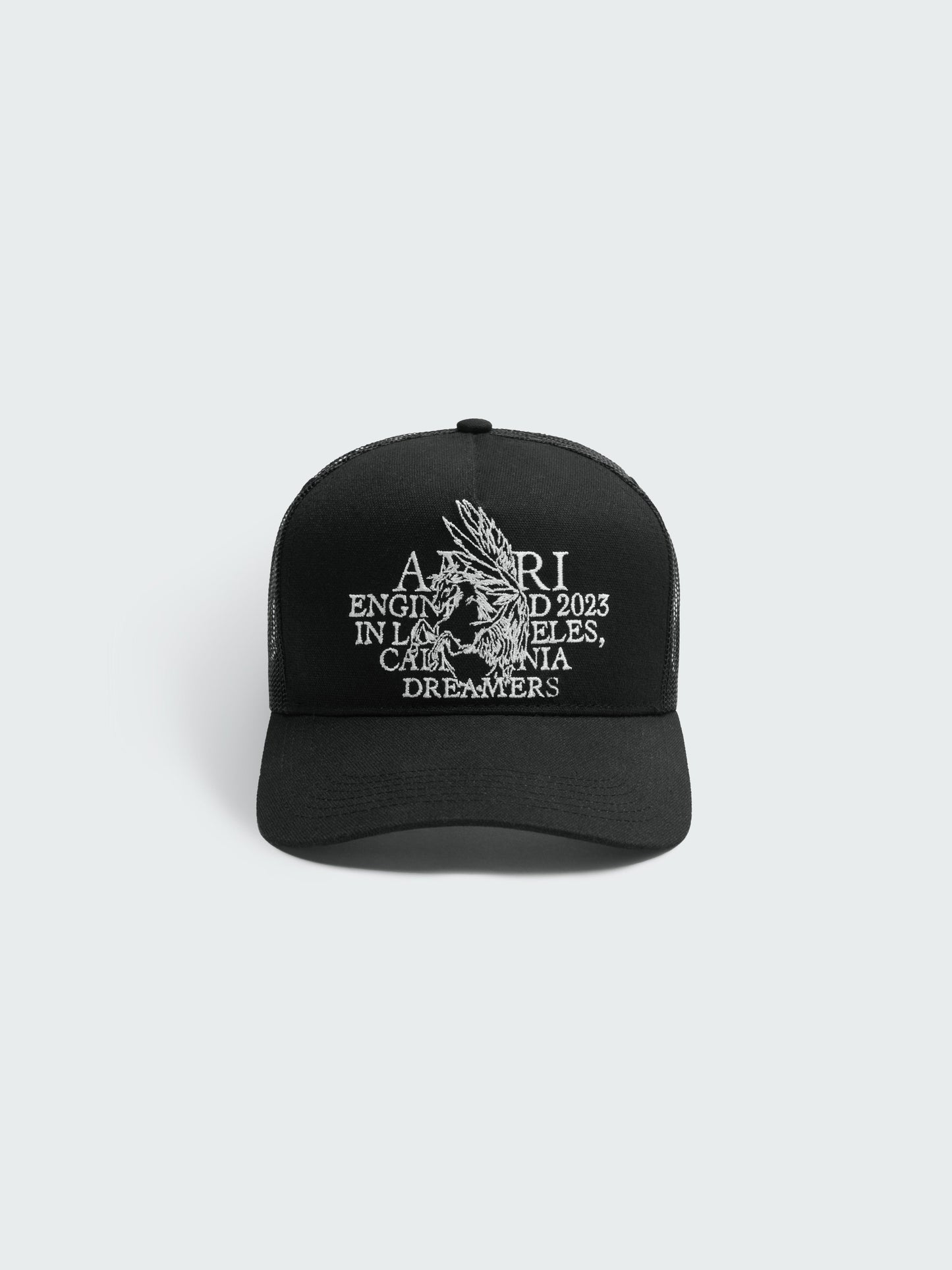 AMIRI Pegasus Trucker Hat Black
