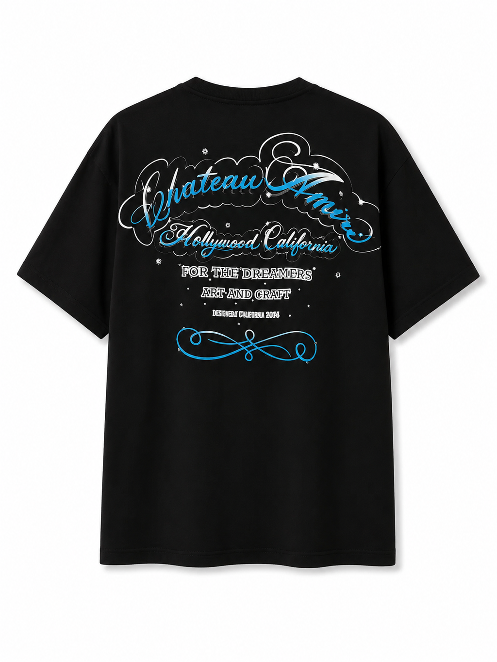 Amiri Chateau Script Tee Black