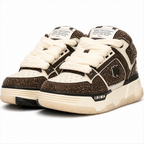 Amiri Crystal MA-1 Sneakers Brown/Beige