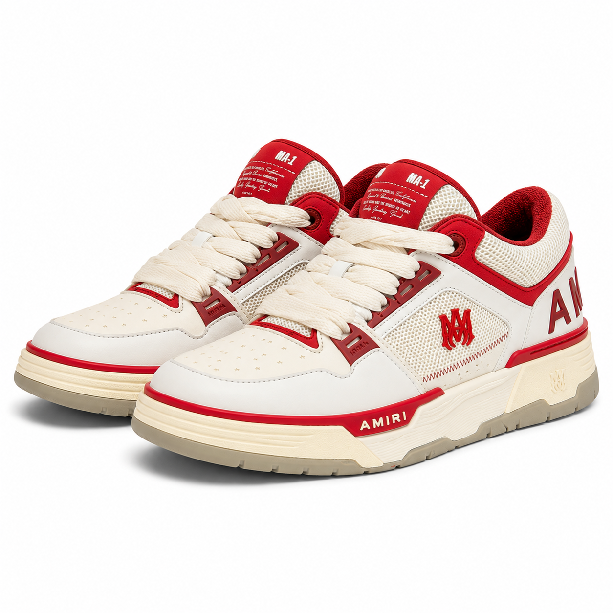 Amiri MA-1 White/Red