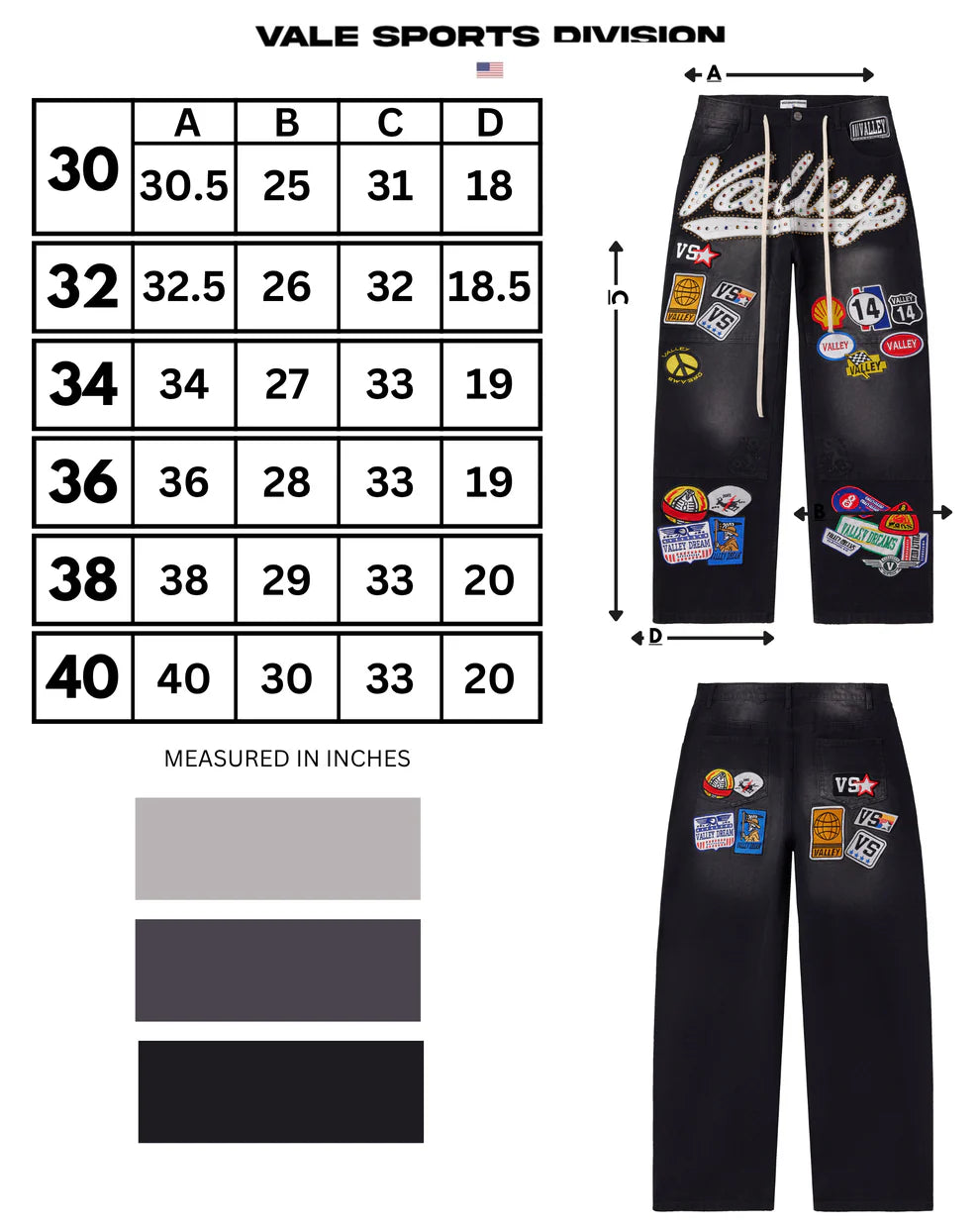 Vale Forever 1980’s Painters ‘Black’