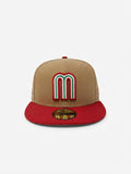 New Era M Beige And Red