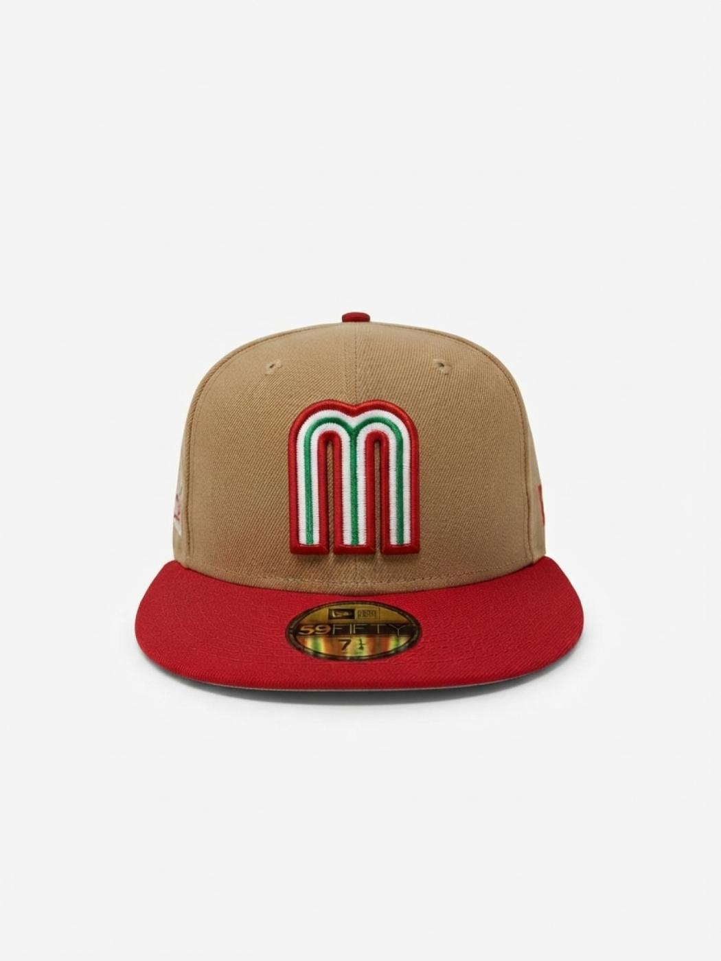 New Era M Beige And Red