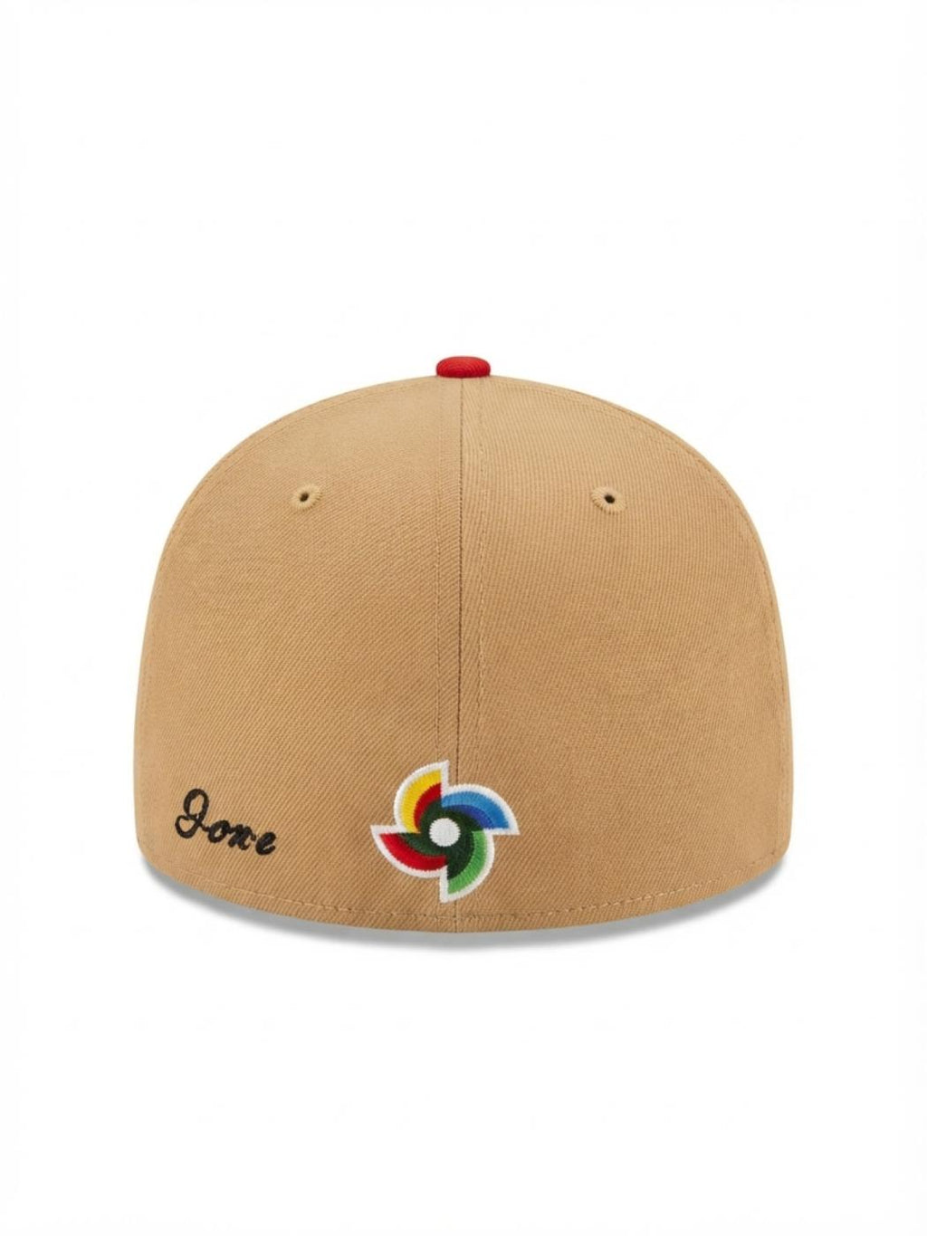 New Era M Beige And Red