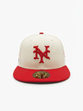 New Era NY Cream And Red
