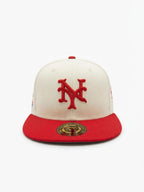 New Era NY Cream And Red