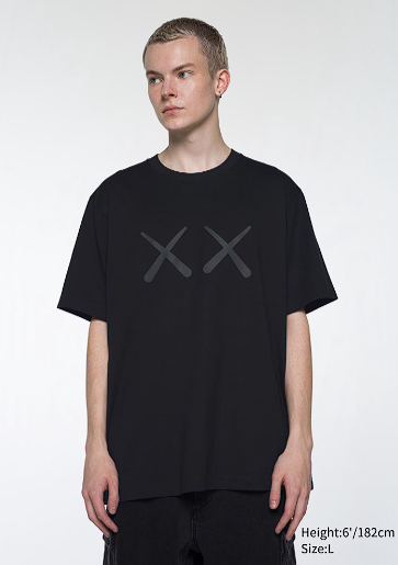 KAWS + Warhol UT Graphic  BLACK