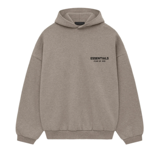 Fear of God Essentials Fleece Hoodie (FW24) Heather Gray