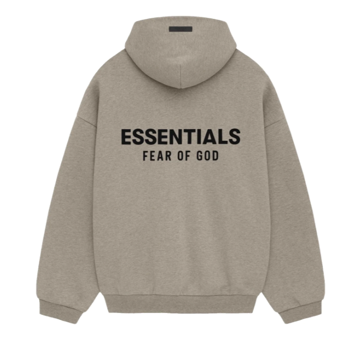 Fear of God Essentials Fleece Hoodie (FW24) Heather Gray