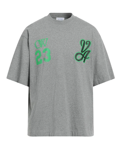 Off-White  Green  / Grey