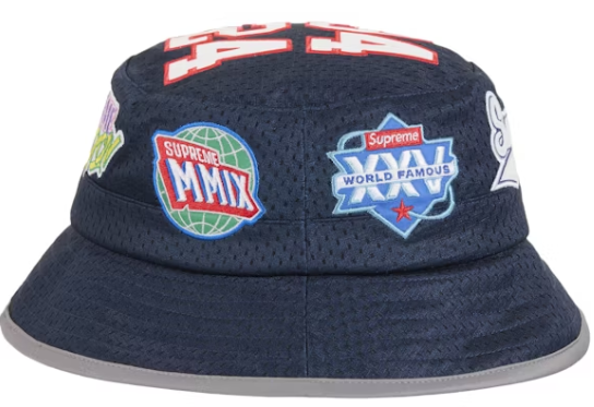 Supreme Playoffs Mesh Crusher Hat Navy