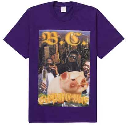 Supreme Bernadette Corporation Money Tee Purple