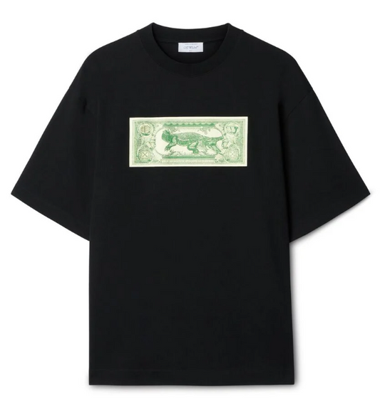 OFF-WHITE Banknote Arrow Ska SS Tee Black/Ca