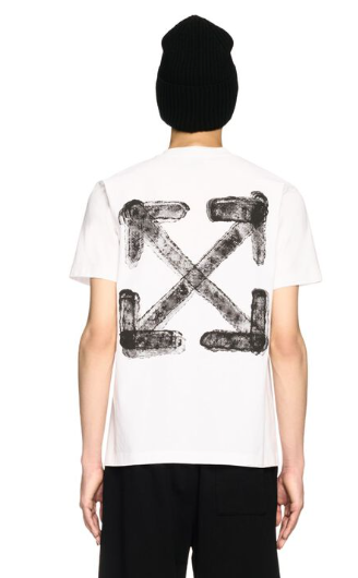 White Spray Arrow T-Shirt Off-White