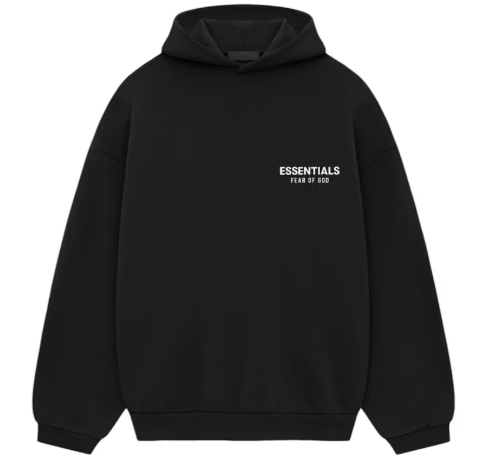 Fear of God Essentials Fleece Hoodie (FW24) Black
