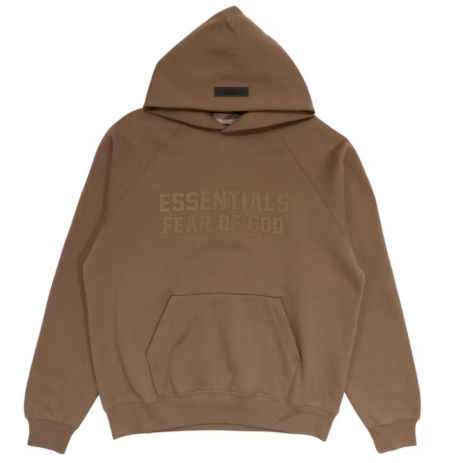 Fear of God Essentials Hoodie Wood