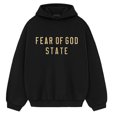 Fear of God Essentials Fleece Hoodie Black