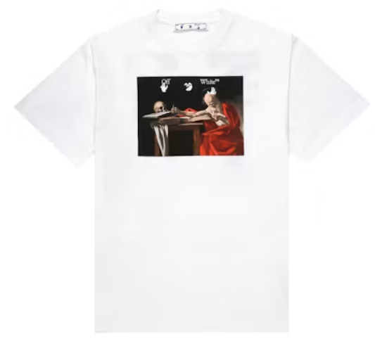 OFF-WHITE Caravaggio S/S Over Tee White/Red