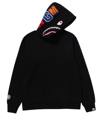 BAPE Shark Pullover Hoodie (FW25) Black