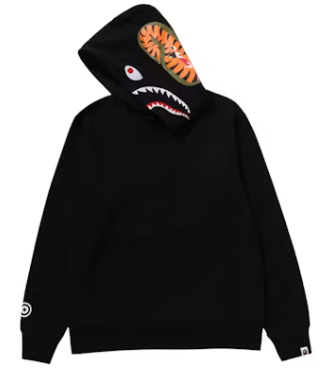 BAPE Shark Pullover Hoodie (FW25) Black