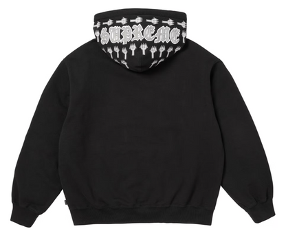 Supreme League Champs  Zip Up Hooded Sweatshirt