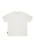 Palm Angels Burning Monogram Tee Black/Gold