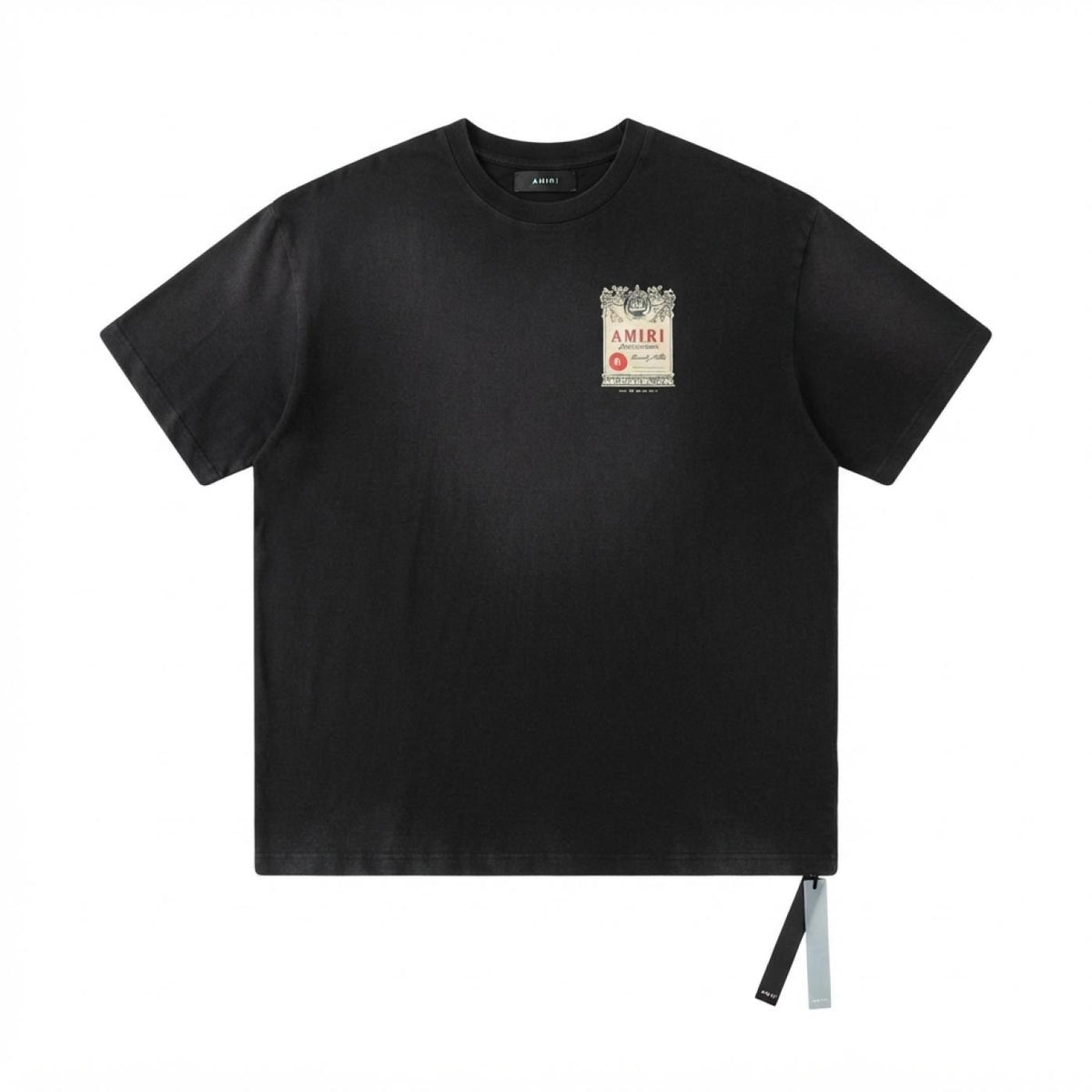 Amiri Black Chateau Stamp T-Shirt Black