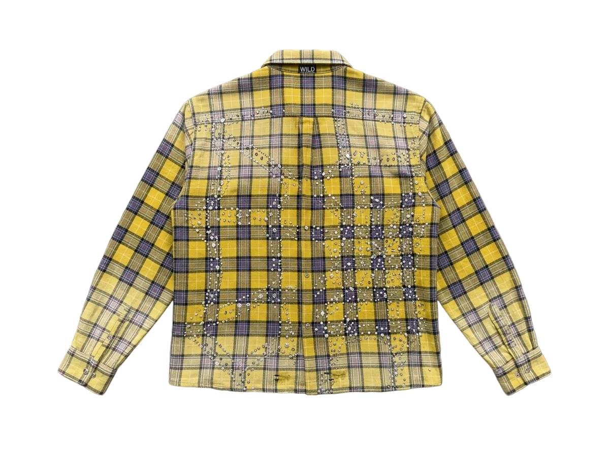 Valley Forever Lemonhead L/S Flannel Yellow/Blue