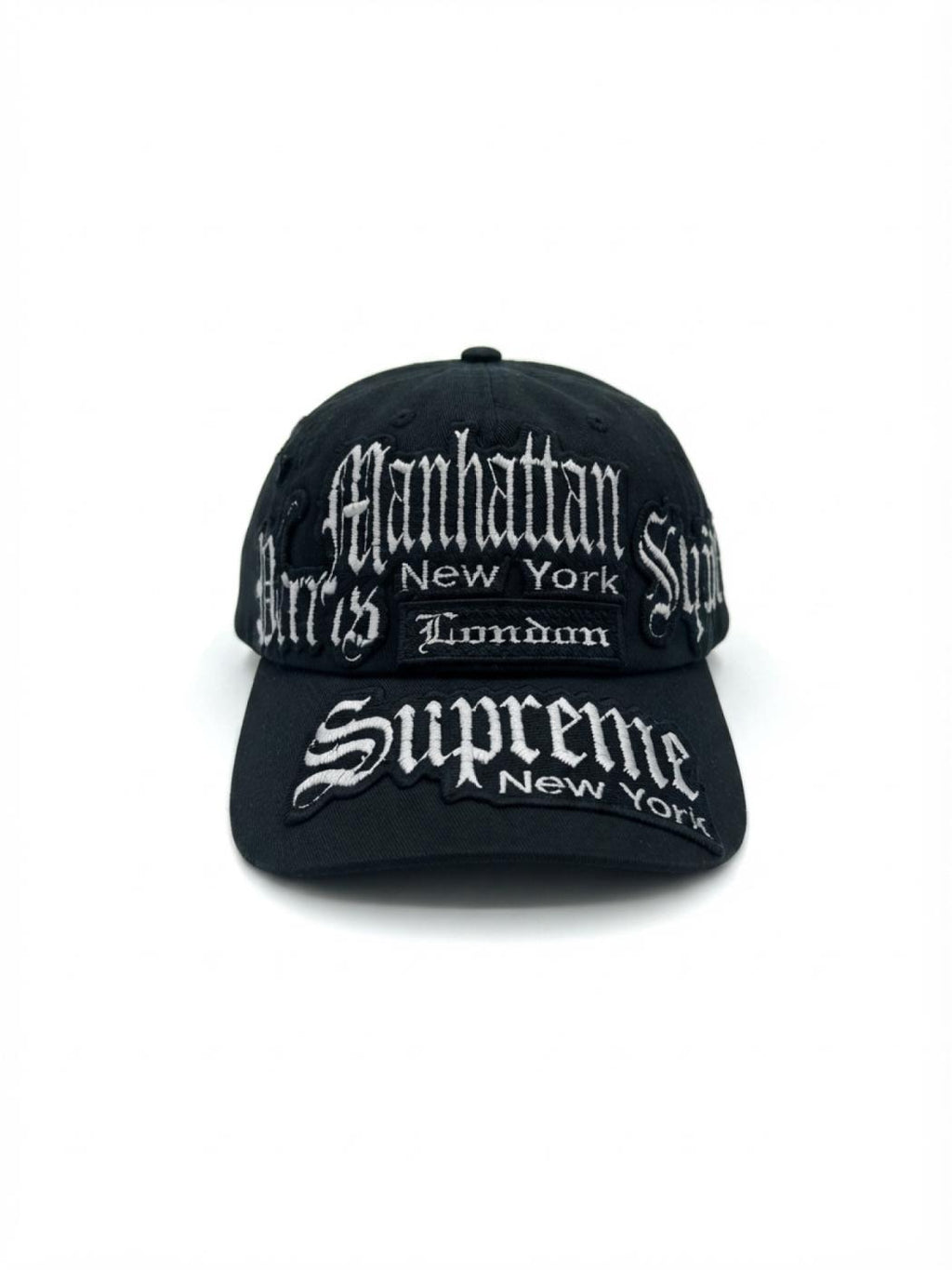 Supreme | City Patches 6-Panel | Black