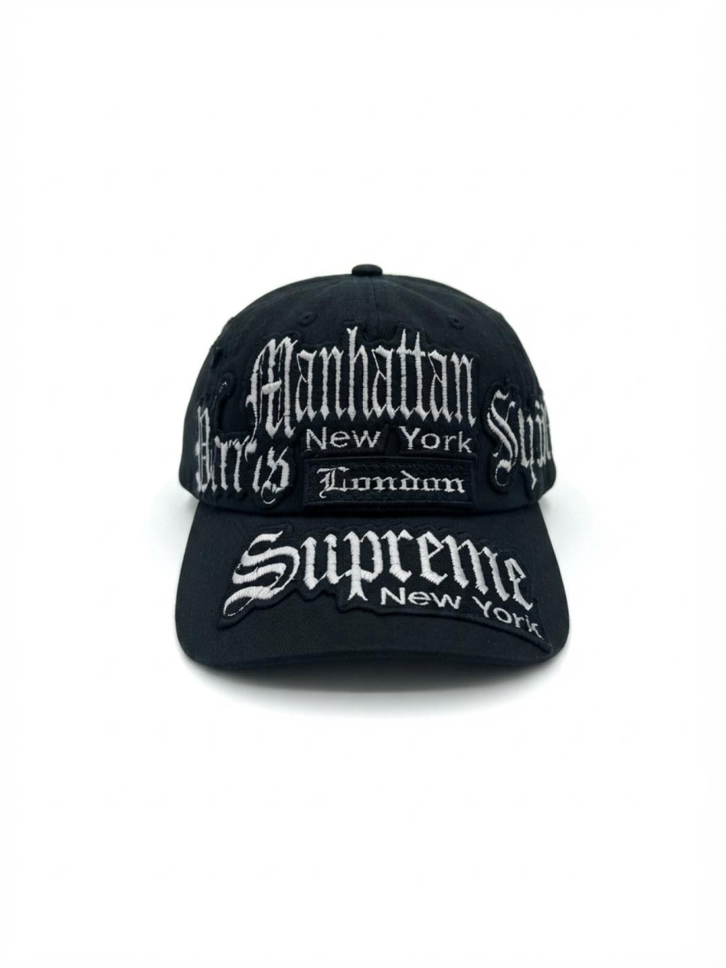 Supreme | City Patches 6-Panel | Black