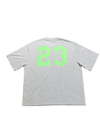 Off-White 23 Varsity Skate Short-Sleeve Tee Melange Grey