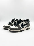 Off-White Out Of Office OOO Low Tops Dark Gray Black