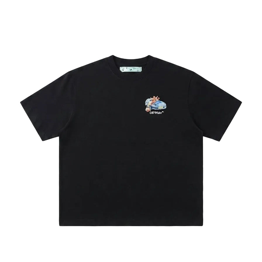 Off-White Fresco Arrow Skate S/S Tee Black