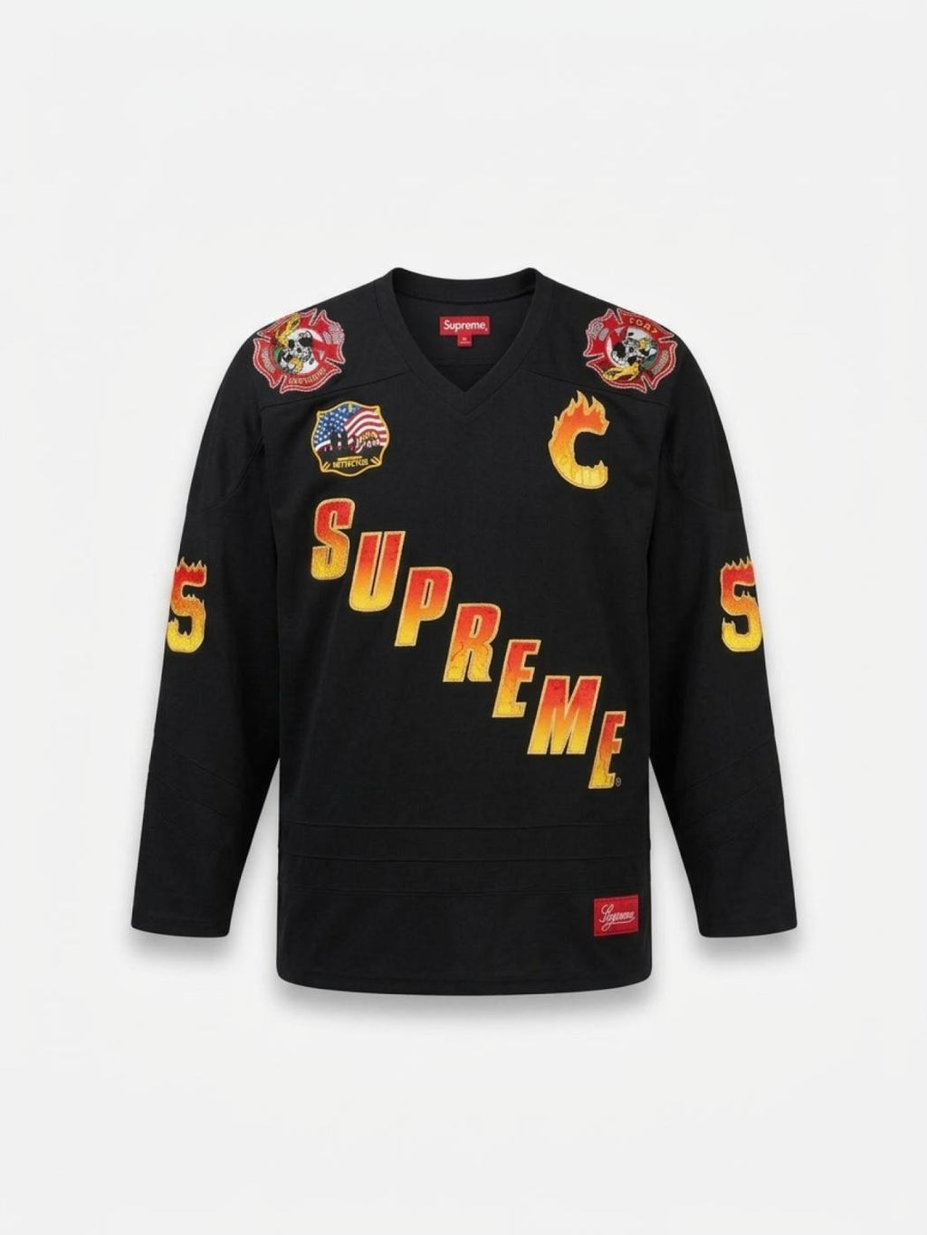 Supreme FDNY Hockey Jersey Black