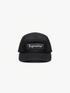 Suprme | Men's Black Supreme Metallic Mesh Cap | Black