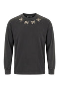 Palm Angels Statement Monogram Long Sleeve Black/Grey
