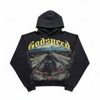 Godspeed Long Lonely Road Hoodie Black Wash