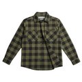 Off White Arrow Flannel Shirt Black/Green