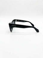 Off-White | Cincinnati Square Sunglasses | Black/Dark Grey (OERI110S24PLA0011007-FR)