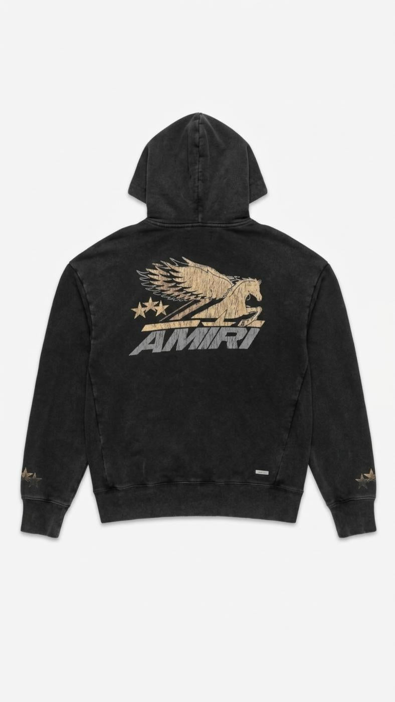 AL Amiri Vintage Pegasus Hoodie M