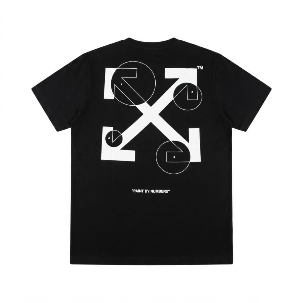 Off-White | PPLUX Arrow 1 Slim s/s Tee Black White | Size XL
