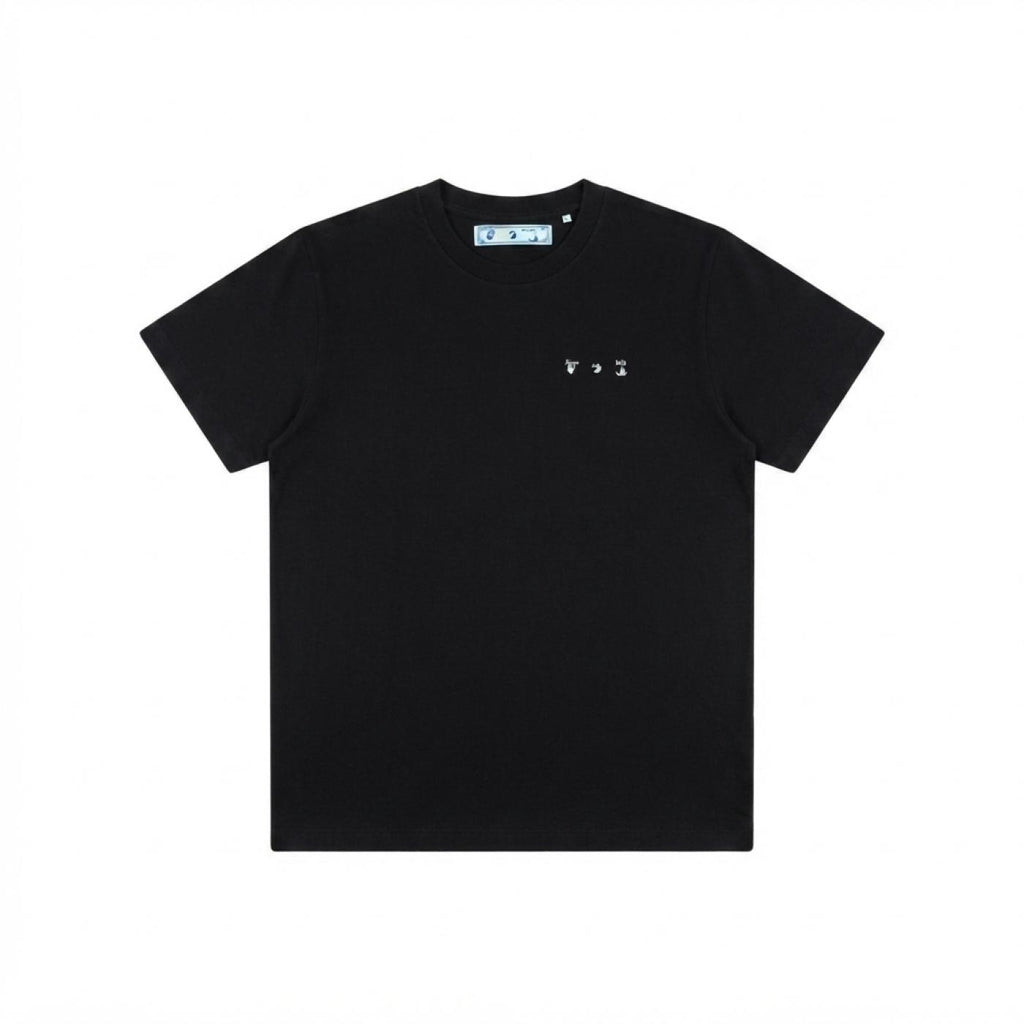 Off-White | Camiseta Clouds Slim S/S Black | Size XL