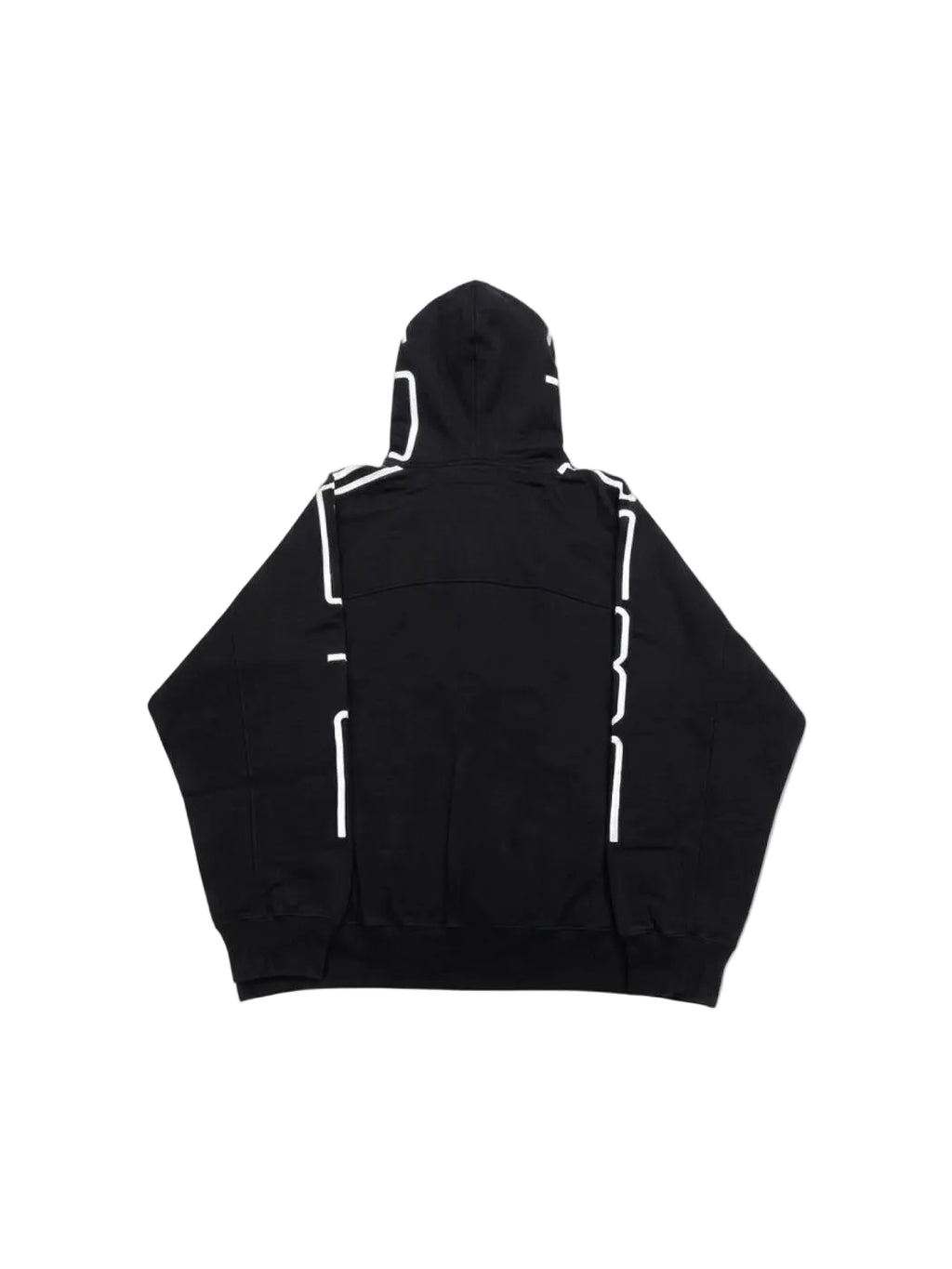 Supreme Connect Zip Up Hooded Sweatshirt Shop Black