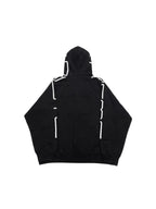 Supreme Connect Zip Up Hooded Sweatshirt Shop Black