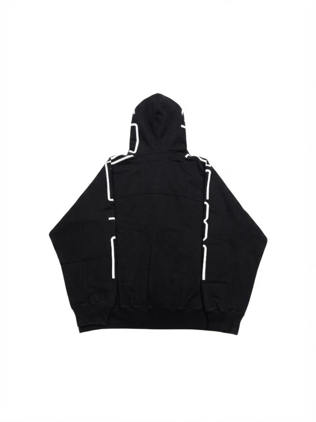 Supreme Connect Zip Up Hooded Sweatshirt Shop Black