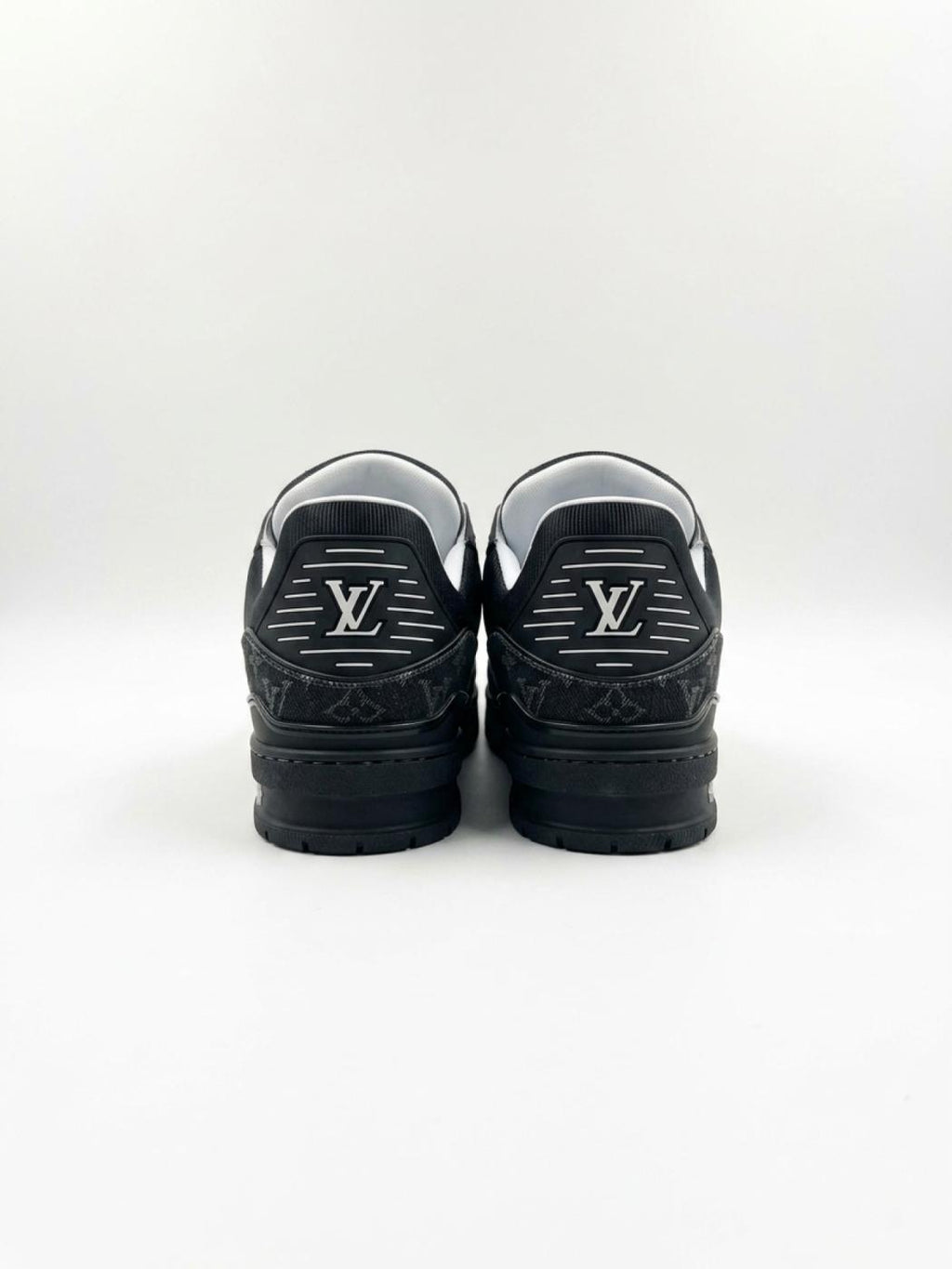 Louis Vuitton | LV Trainer Sneaker Denim Black Grey | 6.5 UK (40.5 EUR)