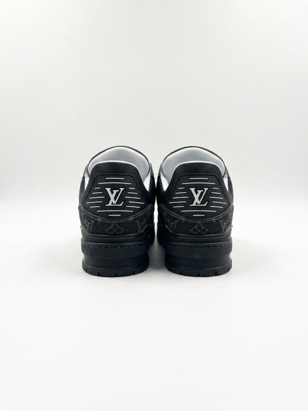 Louis Vuitton | LV Trainer Sneaker Denim Black Grey | 6.5 UK (40.5 EUR)