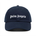 Palm Angels | Embroidered Logo Cap Navy | Blue White